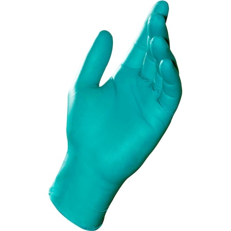 Solo Green 977 Industrial Grade Disposable Nitrile Gloves, Powder-Free, Size 9, 100PK